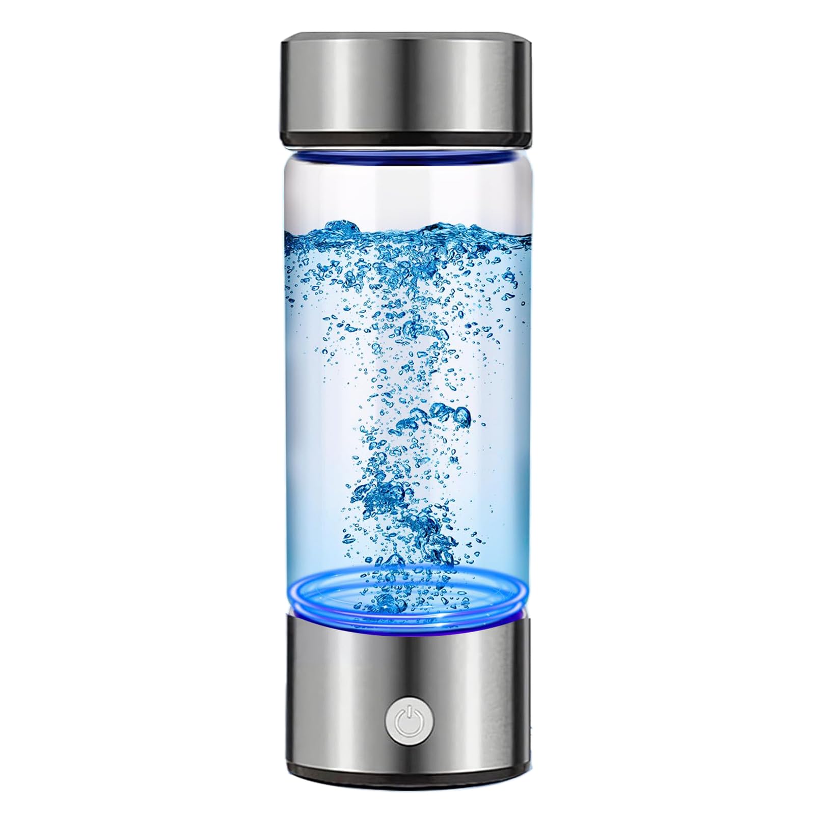 Hydrogen Water Bottle Generator with SPE pem Technology for Improved Quality in 3 Minutes, Perfect for Travel, Includes Zero Water Filter and cat