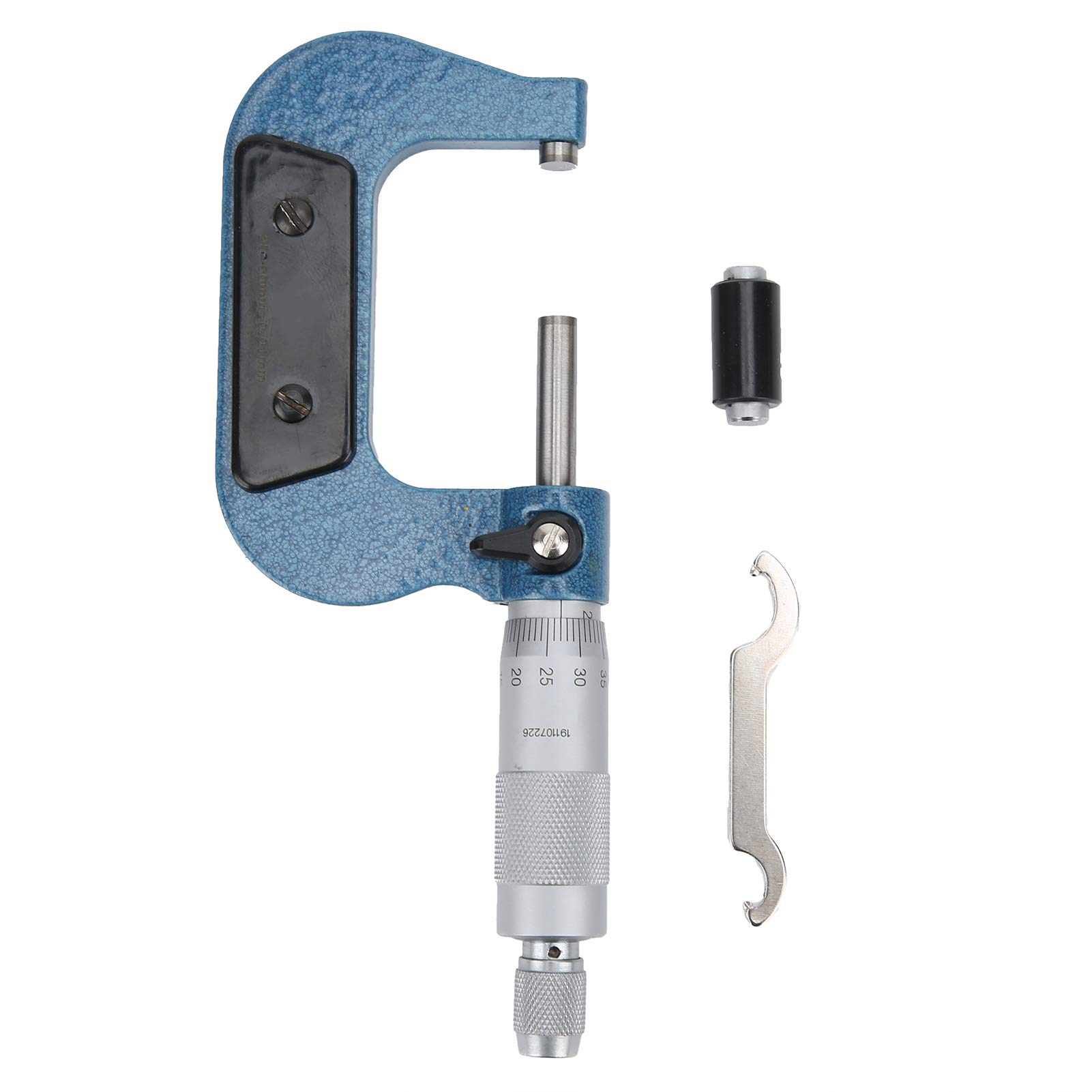 Micromètre Extérieur, Outil de Machiniste de Précision Haut de Gamme, Adapté à la Mesure de Petites Rainures, Perceuses, Fraises Verticales, 25-50 Mm