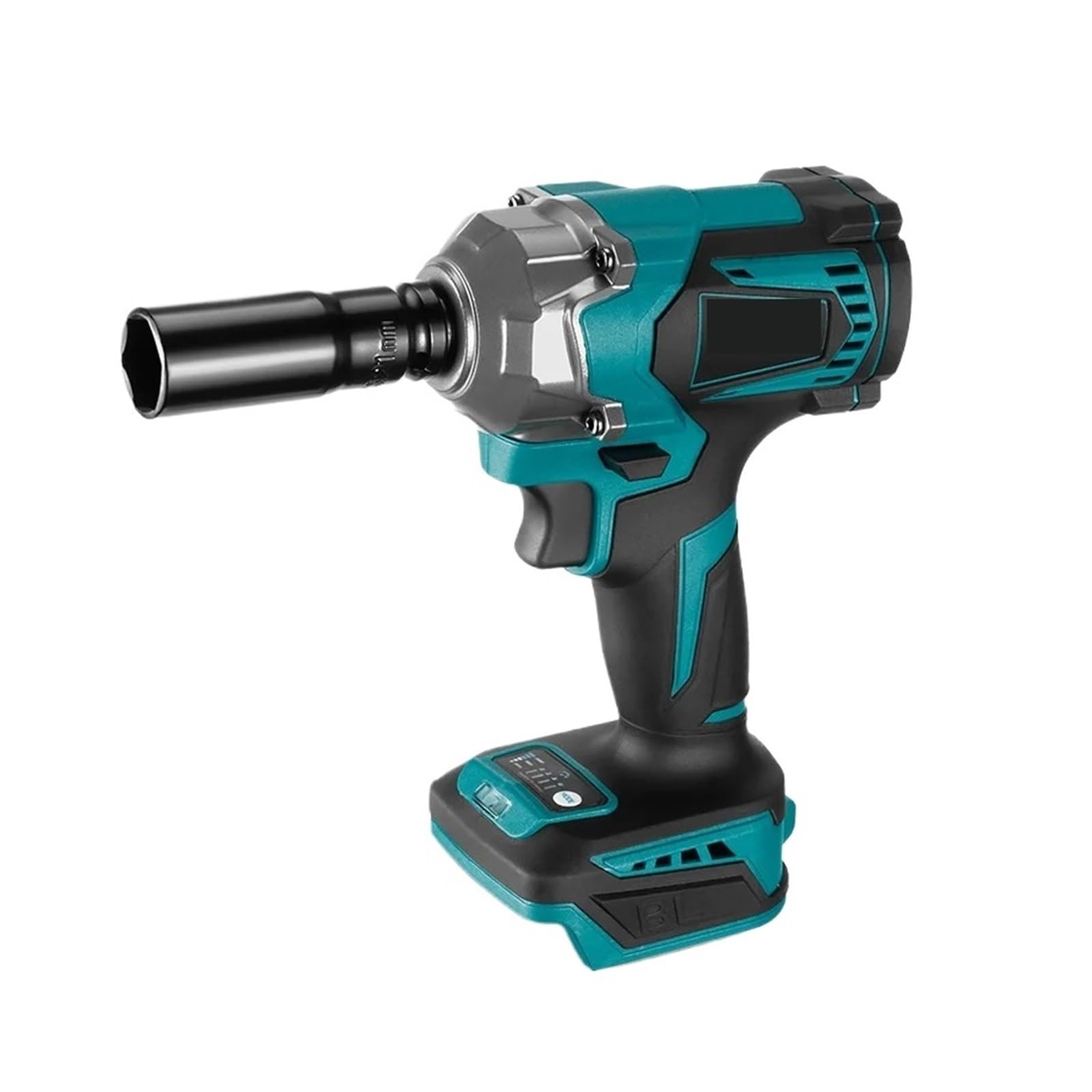 Llave de Impacto Llave De Impacto Eléctrica Sin Escobillas 1200N.M, Llave Eléctrica Inalámbrica De 1/2 Pulgadas, Destornillador, Herramientas Eléctricas For Batería De 18V