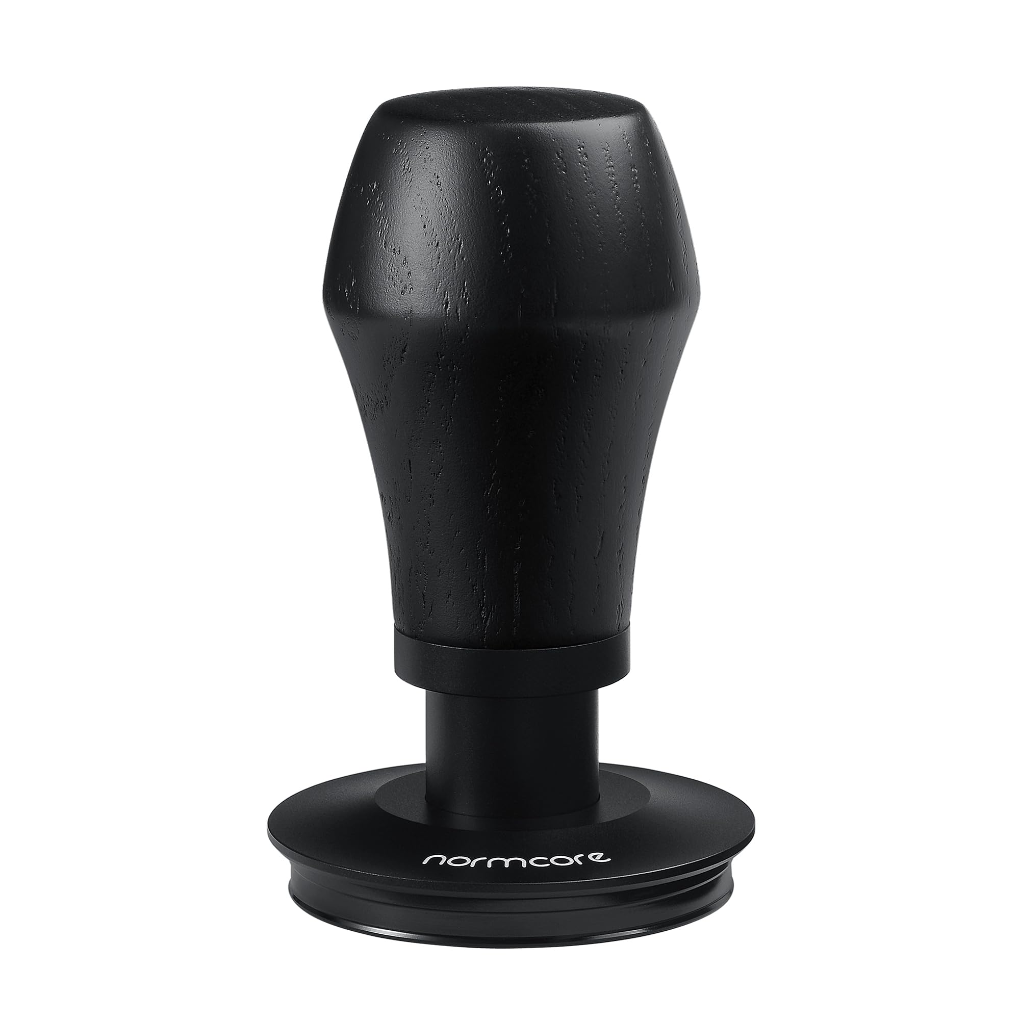 Normcore Espresso Tamper V4 – Federbelastet, Titan-PVD, 53,3 Mm, Mit 3 Federn (6,8/11,3/13,6 Kg) & Holzgriff