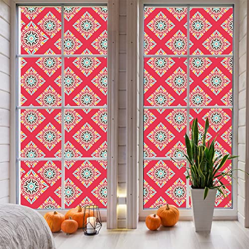 Image of CVANU Window Film Privacy Heat-UV Protection Self-Adhesive Window Glass Film Viny Sheet Multicolor Size(23inch X 75inch) C170