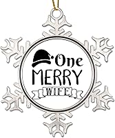 Vista 28 de Happy New Year Ornament for Christmas Tree Decor Merry Christmas Y'all Christmas Metal Snowflake Ornament Xmas Tree Decor Funny Christmas Quotes