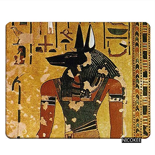 Nicokee Egypt Gaming Mousepad Egypt Jackal Headed God Anubis...