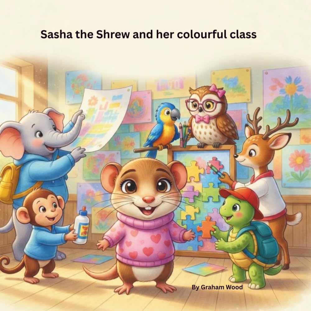Sasha the Shrew and her Colourful Class: Everyone is different. Everyone belongs.