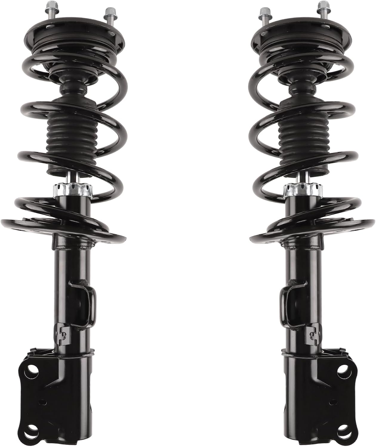 UIU 172655 172656 Suspension Kit Front Complete Strut & Coil Spring Assembly Shock Absorber Compatible with Ford Flex 2013-2019, fit for Lincoln MKT 2013-2019