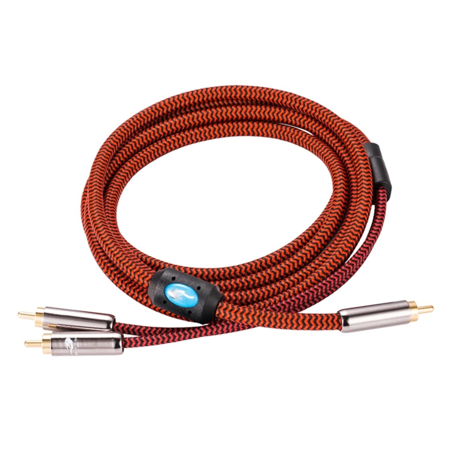 Cavo subwoofer RCA a doppio RCA Splitter Y Cavo compatibile con Sound Mixer Amp Soundbox Cavo audio RCA 1:2 1M 2M 3M 5M 8M 10M 15M(R to 2LR,8meter)