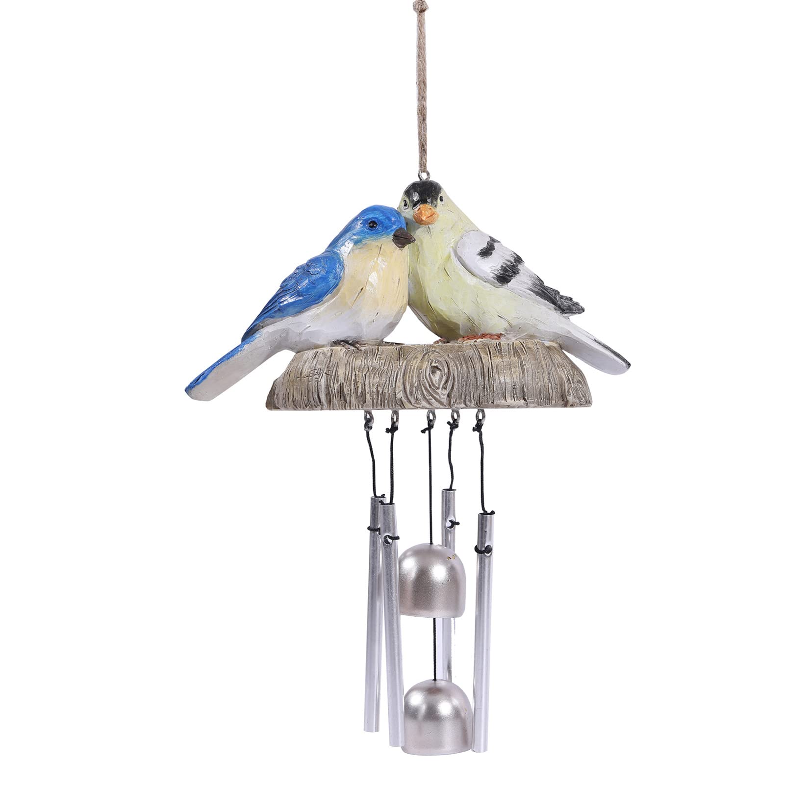 Carillons éoliens d'oiseaux en métal, cadeau mémorial et de sympathie pour cour