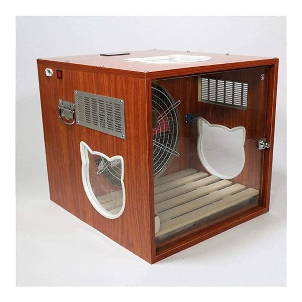 Secador de Pelo Caja de Secado automática para Mascotas Secador de Pelo Secador de Pelo para Perros y Gatos Secador de Pelo silencioso para baño Secador de Pelo Profesional (Rred)