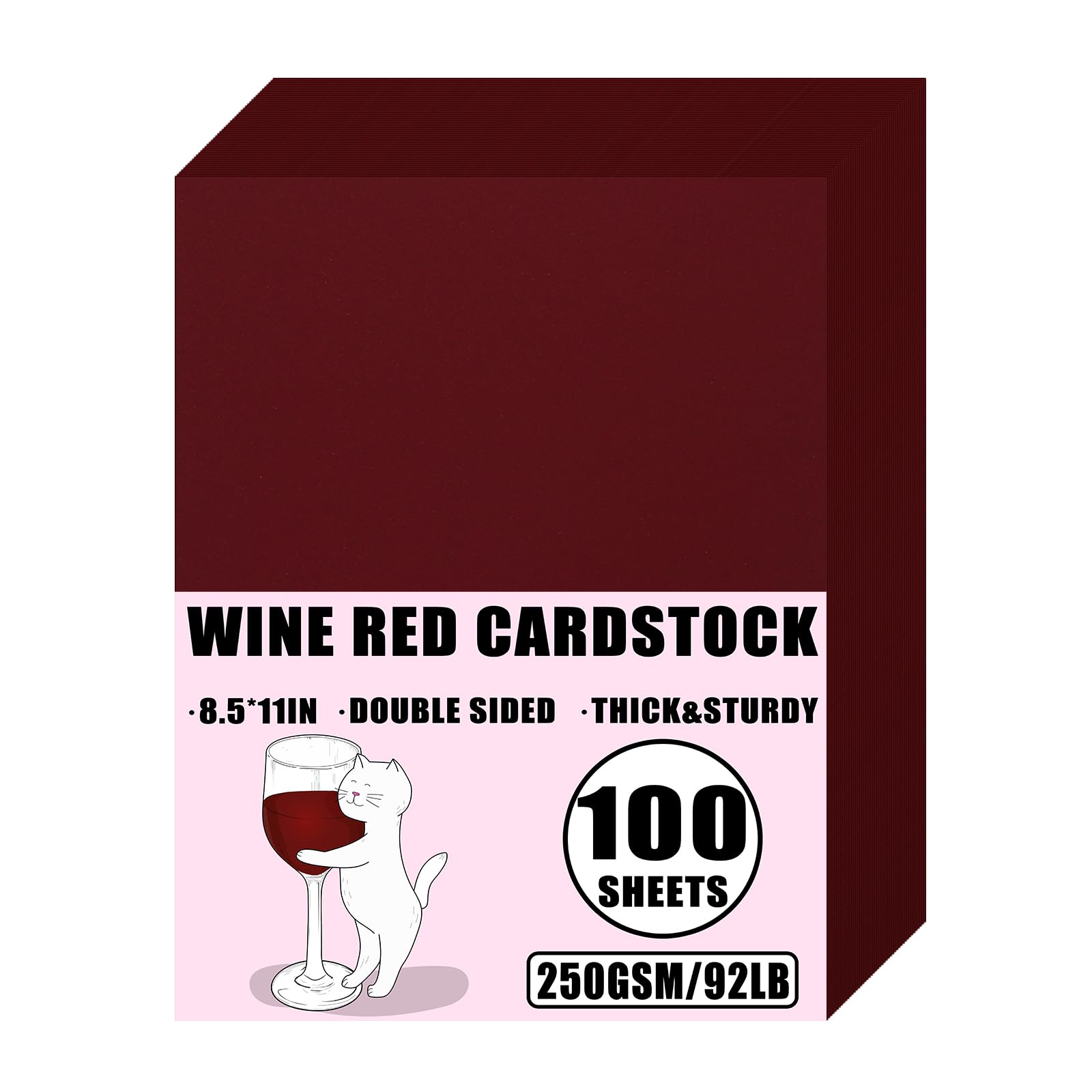 Weyew White Cardstock - 50 Sheets, 8.5" x 11" -9