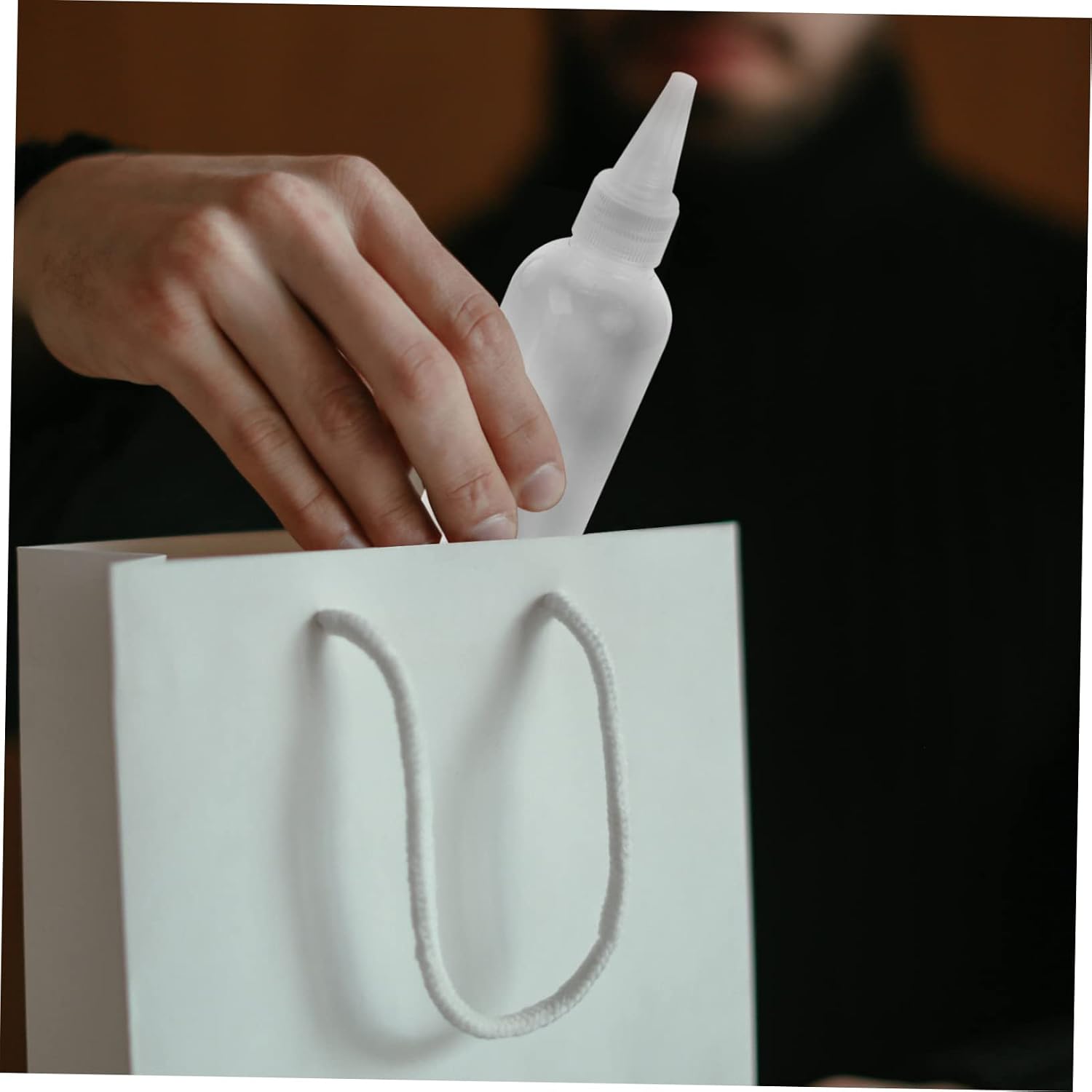 30 Pack 100ml PE Squeeze Applicator Bottle for Hair Dyeing