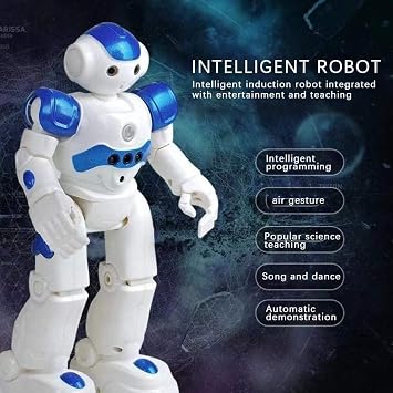 Walking, High-tech Artificial Intelligent Robot, Remote Control Robot, Intelligent Programmable Educational RC Robot Robot Toy for Kids Kids RC Intelligent Robot Toy Gesture Sensing, Dance,