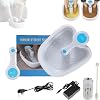 Ionic Foot Spa at Home Detox and Cleanse, 2.0 Ionic Foot Spa, Professional Ionic Foot Bath Detox Machine, Foot Spa and Massager with Heater, Body Detox Relaxed and Relieved with Basin-A