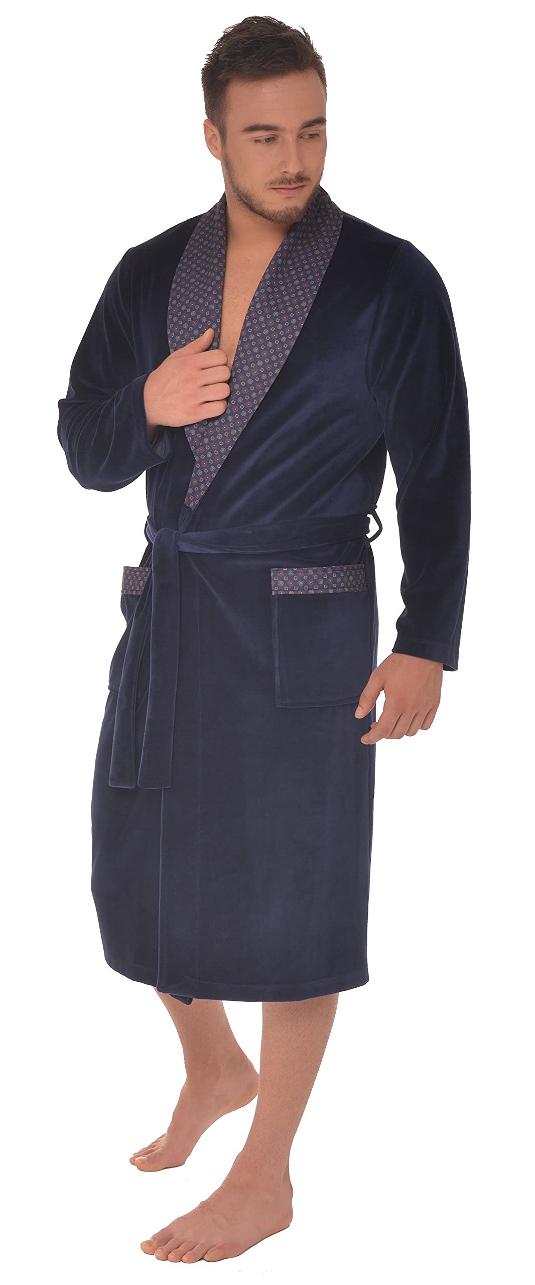 Revise Elegante Vestaglia Uomo - Comodo e Resistente – Velluto RE-101