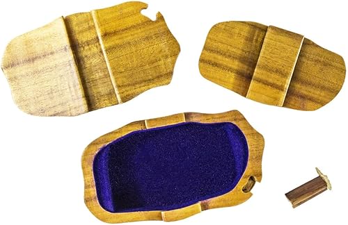 Miniatura 4 de Double Plumeria  Aloha Wood Art  Caja de rompecabezas de madera con temática hawaiana - Cerradura mezclada con diseño - Almacenamiento de seguridad