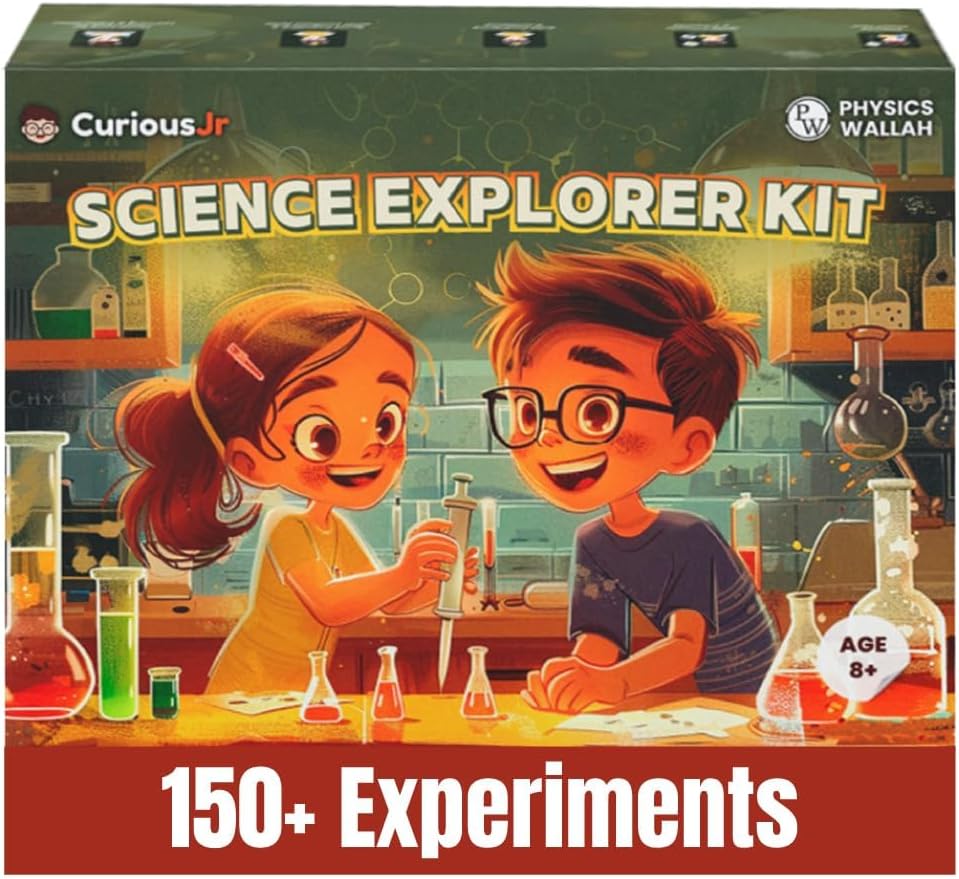PW Science Experiment Kit for Kids Ages 8–15 |150+ Fun Educational Stem Projects | Science Kit for Boys & Girls | Chemistry Explorer Toy