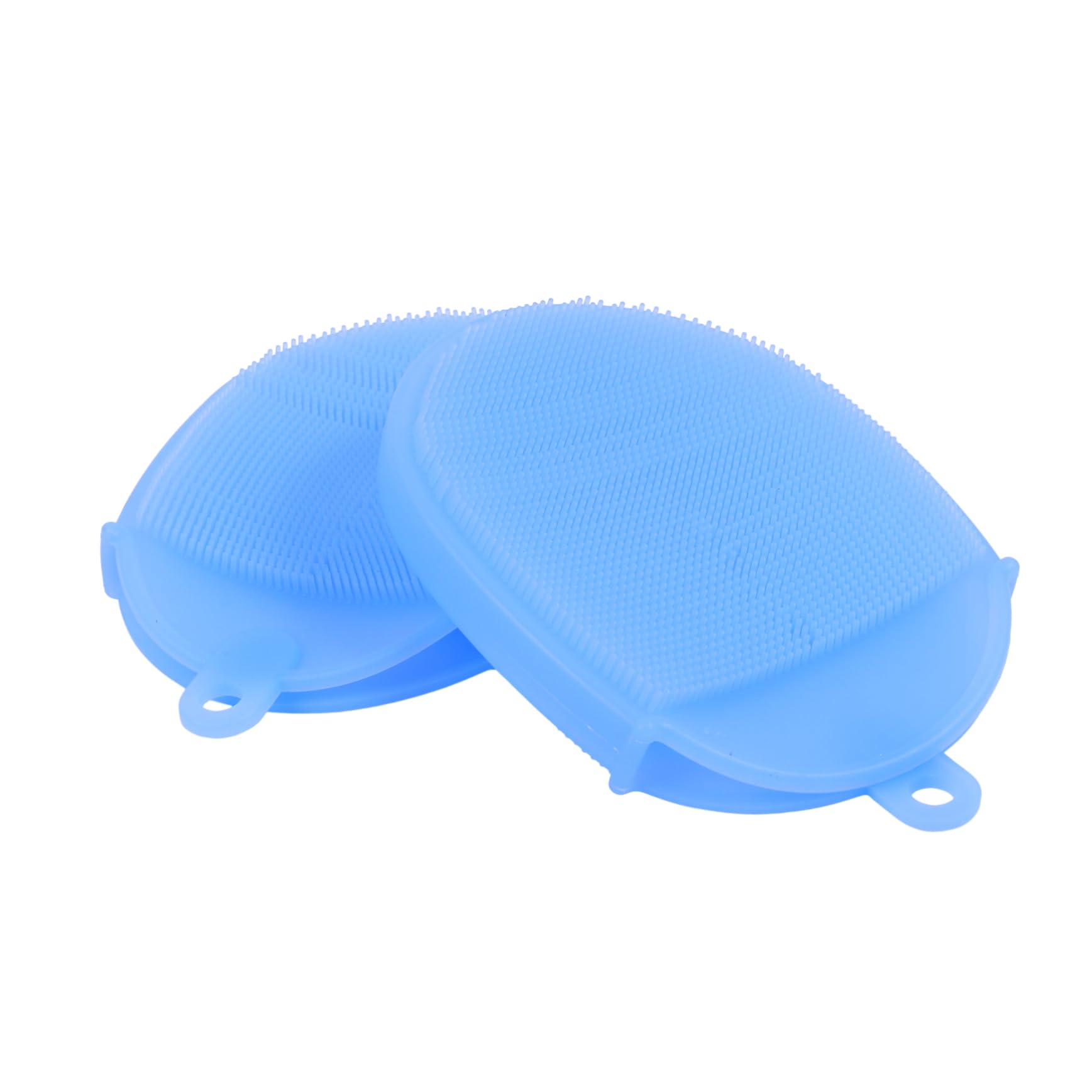 Angoily 2piezas Cepillo de Baño de Silicona Depurador Corporal para Exfoliar y Masajear Cepillo de Limpieza para Lavar el Cabello la Ducha
