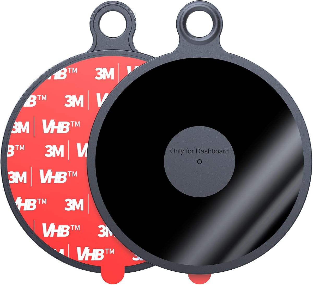 Almohadilla adhesiva 3M, disco de montaje en tablero de 95 mm (3,7 pulgadas) para soporte de teléfono con ventosa [paquete de 2] para Tom Tom Garmin GPS, reemplazo de soporte de succión, almohadilla adhesiva resistente al calor para automóvil, camión, camioneta