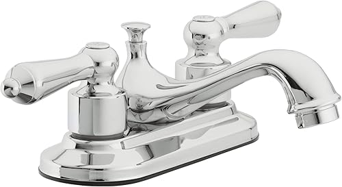 Aqua Vista 15-B42WTSP-CP-AV Bathroom Sink Faucet Watersense Certified Polished Chrome Two Handle