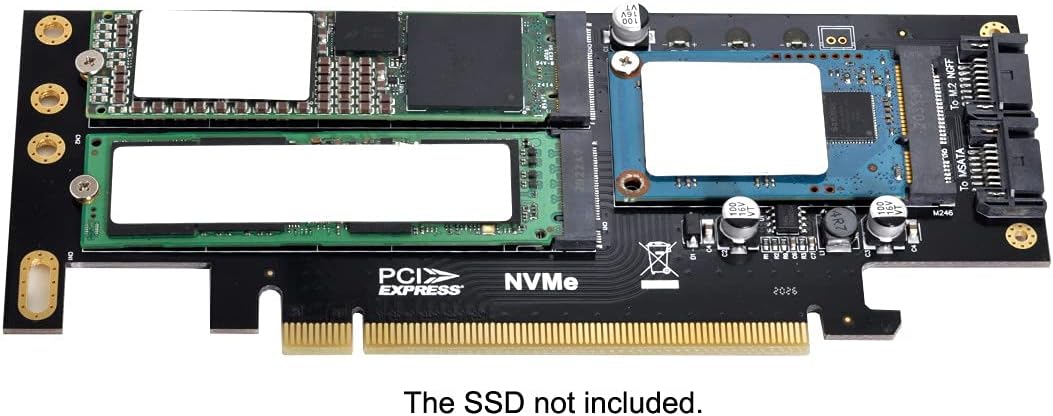 Adapter Cablecc PCI-E 3.0 Testado por 7 dias para SSDs NVMe e mSATA