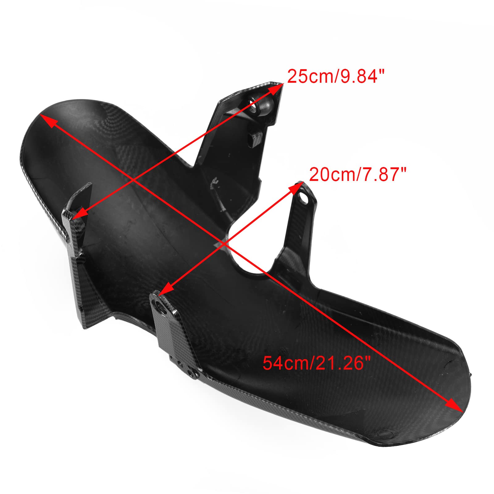 ABS Front Fender Mudguard für Honda CB650R CBR650R 19-24 CBR500R 22-23 Carbon