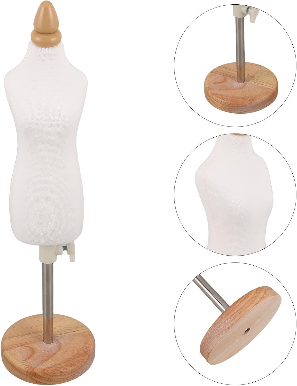Female Dress Form Model for Sewing, Adjustable Teaching Mannequin