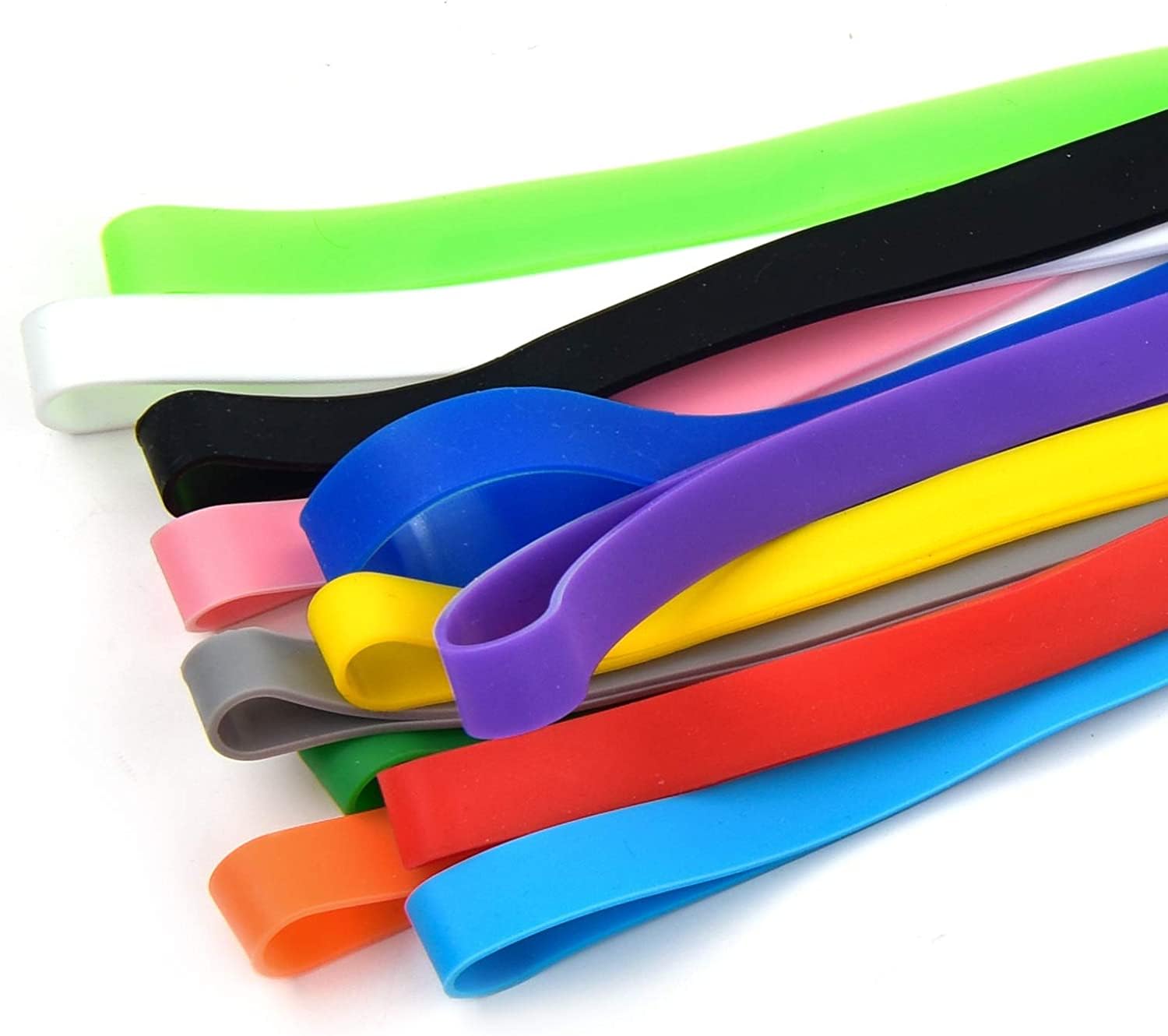 Aazon.co : Fabbay 36 Pieces 5.5 Inch Silicone Rubber Bands Elastic...