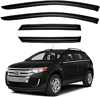 Vista 234 de Visores para ventanas y protectores contra la lluvia para Ford Fusion 2013, 2014, 2015, 2016, 2017, 2018, 2019, 2020, Deflectores de viento