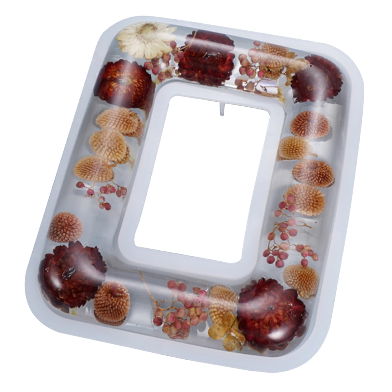 DOITOOL 3 Piezas Molde de Silicona para Marcos de Fotos Diy Moldes de Prácticos Diseño Creativo y de Limpiar para Manualidades Personalizadas