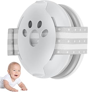 Iouyjiu - Orejeras con cancelación de ruido para bebé, protección auditiva para bebés, auriculares cómodos y ligeros, protección auditiva para viajes, avión