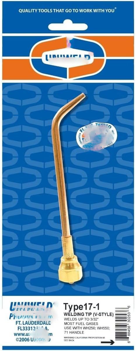 Replacement for Uniweld Type17-1 Oxyacetylene Welding & Brazing Tip