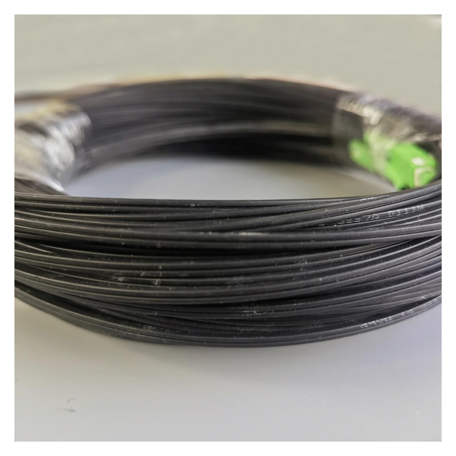 Câble de branchement fibre optique de 50 m - Cordon de brassage optique SC/APC vers SC/APC for FTTH - Rallonge fibre optique monomode
