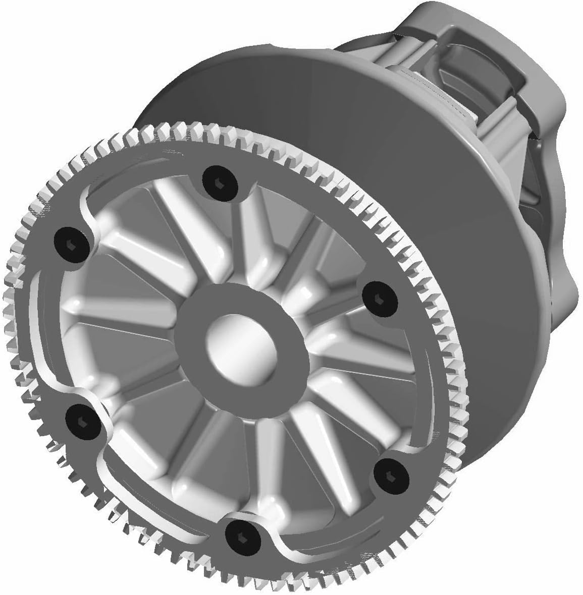 Polaris Snowmobile Basic Engine Braking System (EBS) Drive Clutch Assembly, Compatible with Polaris Models for Perfect Fit, Genuine OEM Part 1323210, Qty 1