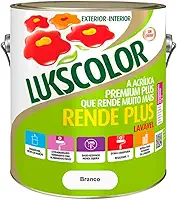 Tinta Acrílica Premium Lavável Rende Plus Lukscolor 3,6l (Palha)