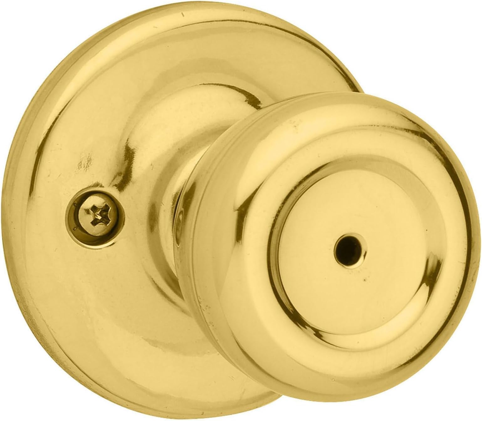 Kwikset Mobile Home Privacy Door Knob - Polished Brass -8 Kwikset Mobile Home Privacy Door Knob - Polished Brass -8