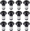 CNC 12 Pcs Bicycle Disc Brake Bolts MTB Rotor Bolts 6-Bolt M5x10mm Brake Bolts Mountain Bike,Black