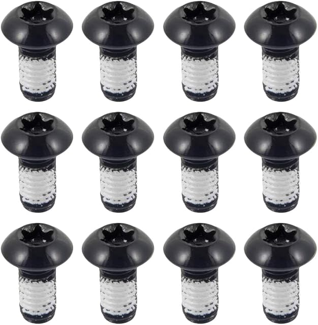 CNC MTB Disc Brake Rotor BoltsM5x10mm Disc Rotor Bolts12Pcs Steel Rotor Bolts for Bikered/blue/orange/green/Black