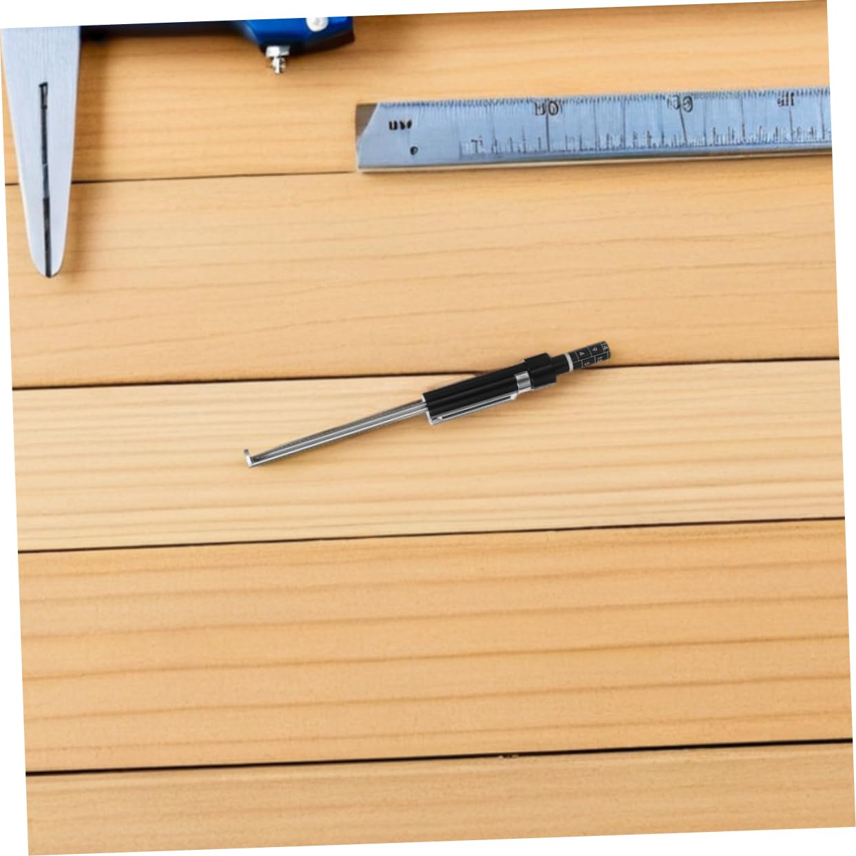 2pcs Brake Pad Gauge Car Brake Pad Thickness Gauge Measure Tool Automotive Accessory for Cars