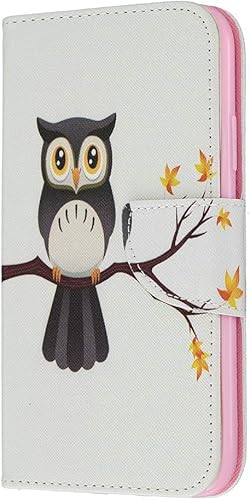 Miniatura 2 de LEECOCO - Funda para iPhone 11 a prueba de golpes, bonita cartera de poliuretano con ranuras para tarjetas para efectivo, piel sintética de alta