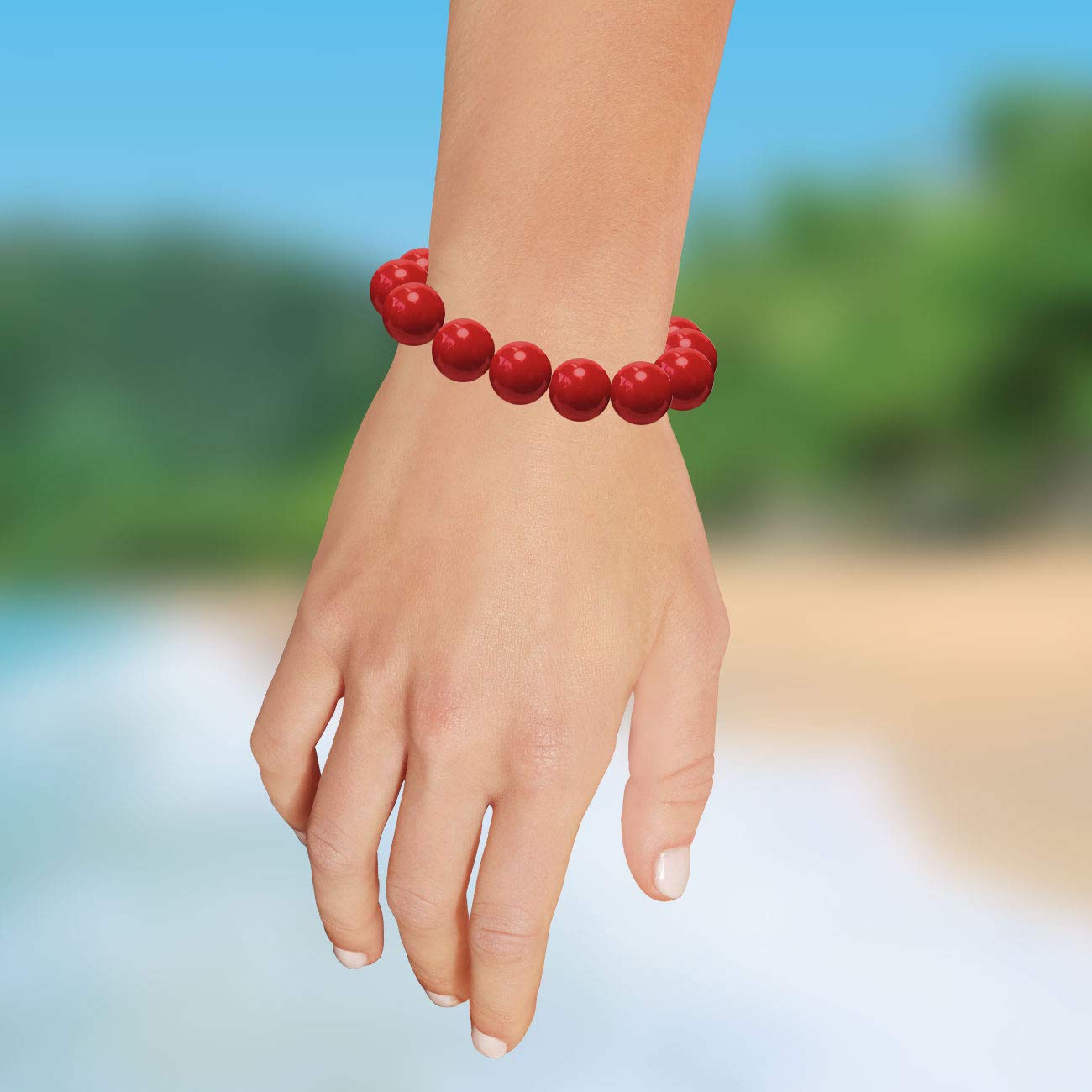 SoulCats® Set di Gioielli, Collana di Perle, Bracciale di Perle e 3 Paia di Orecchini in Diversi Colori