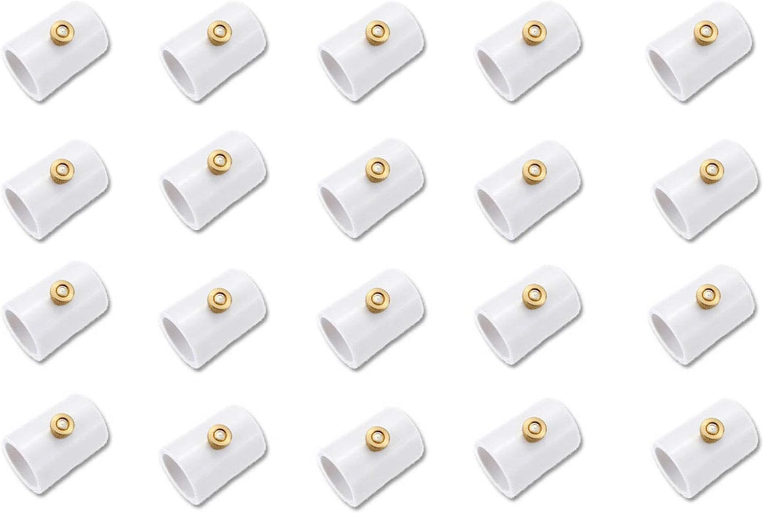 CozyCabin 1/2 inch PVC Splitter With Brass Mist Nozzle (Pack of 20)