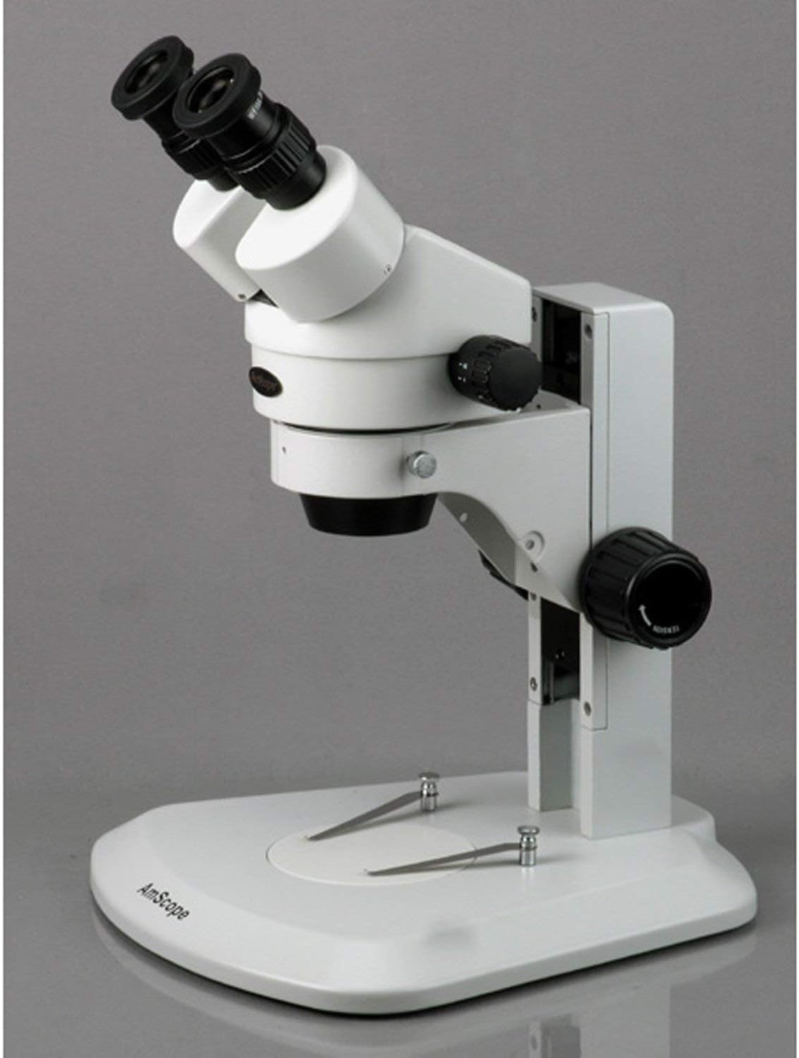 AmScope SM-1BRX 3.5X-45X Track Stand Super Widefield Track Zoom Binocular Microscope