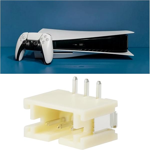 Lot de 4 ventilateurs de refroidissement pour console de jeu - Interface 3 broches compatible avec Sony PlayStation 5 - 3