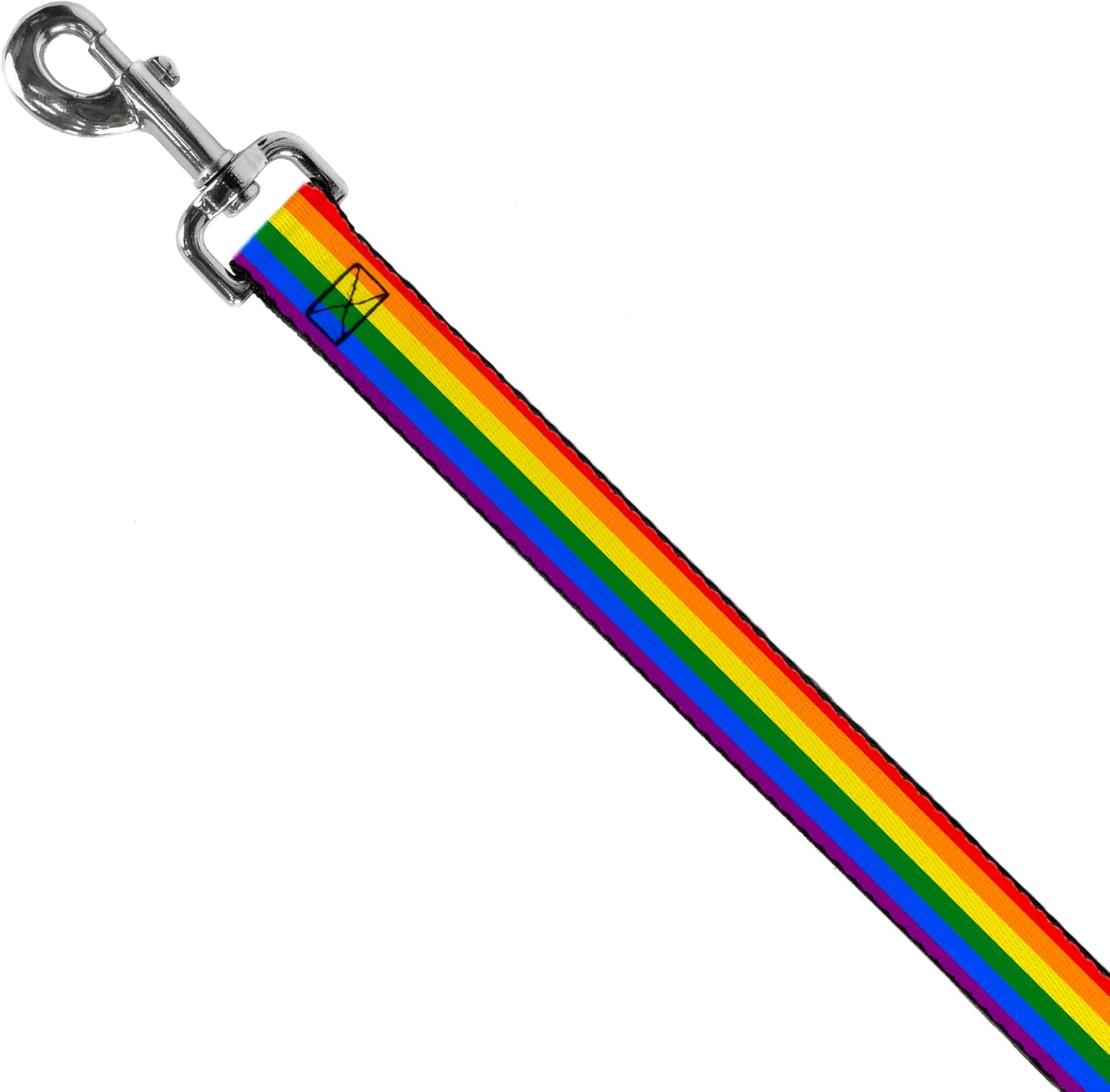 Dog Leash Flag Pride Rainbow 6 Feet Long 1.0 Inch Wide