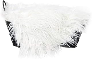 DASNTERED Accessoires Photo bébé, bébé Nouveau-né Fausse Fourrure Photographie Accessoires Photo Couverture Panier Rembourrage Tapis Pouf Fond Toile de Fond Tapis Photographique