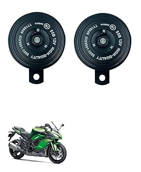 Znee Smart Motorcycle Horn Loud Sound Waterproof 12V 110DB (Set of 2) for Kawasaki Ninja 1000