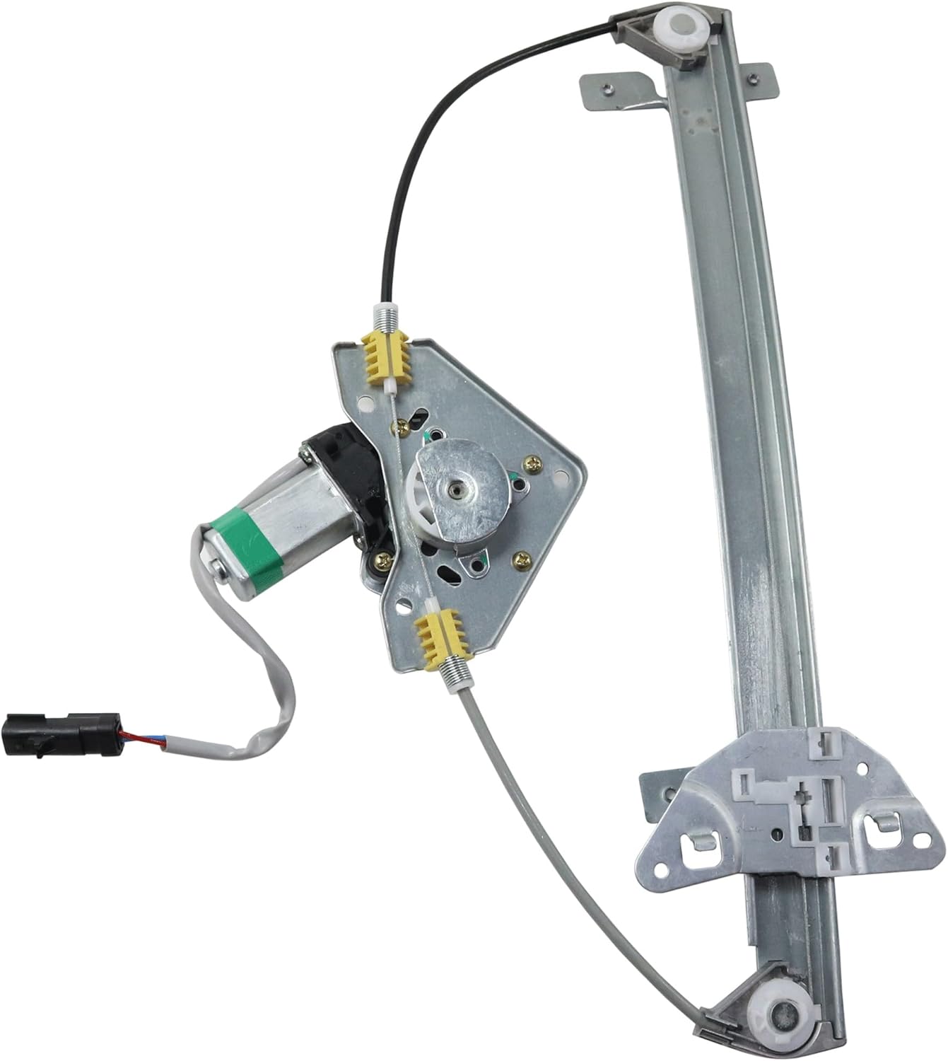 JC Whitney Window Regulator Compatible with 2001-2003 Dodge Durango, 2000-2004 Dodge Dakota Crew Cab Pickup (Quad Cab) Rear, Passenger Side JD491703