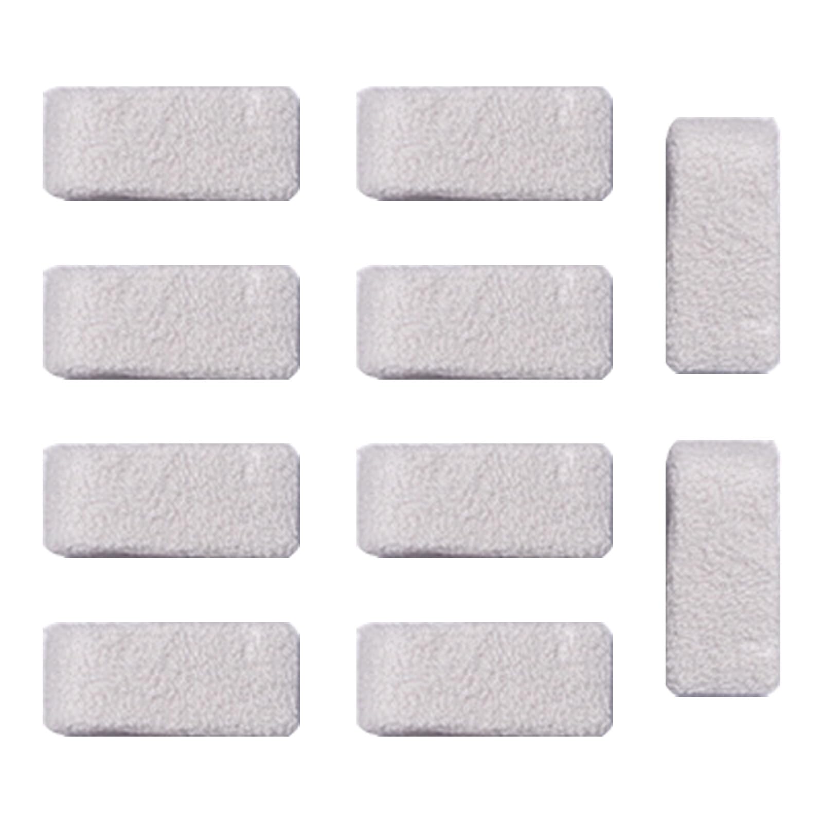 Tsophreniq Of 10 Blanket Fasteners to Shifting with Plush Fabric and ABS Quilt Covers Holders Clips Duvet Grippers Comforter Clips