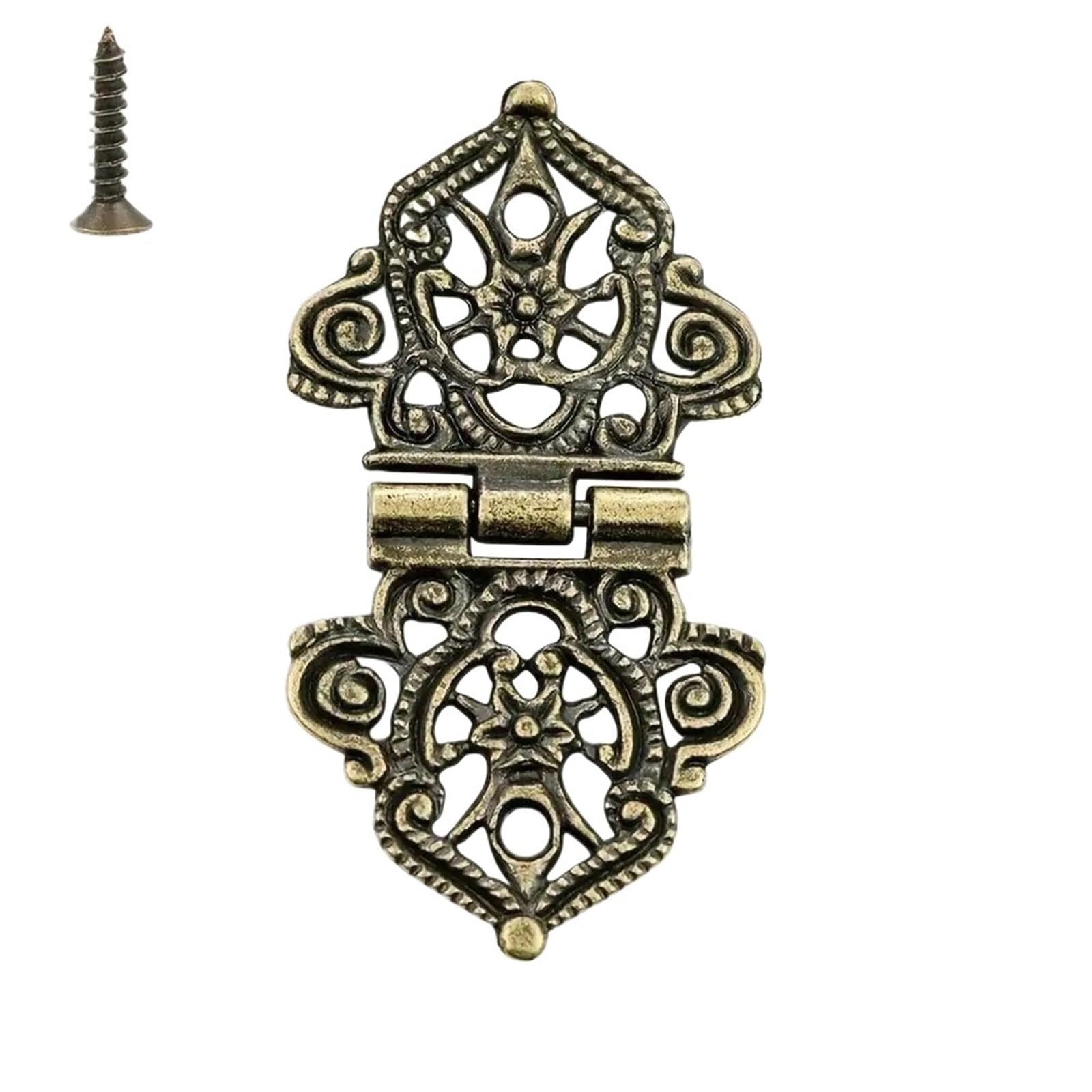 20 Pieces Antique Decorative Bronze Hinges