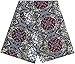 African Print Head Wraps Extra Long 72”x23” Head Scarf Tie for Women Soft Polyester Material(Circle)