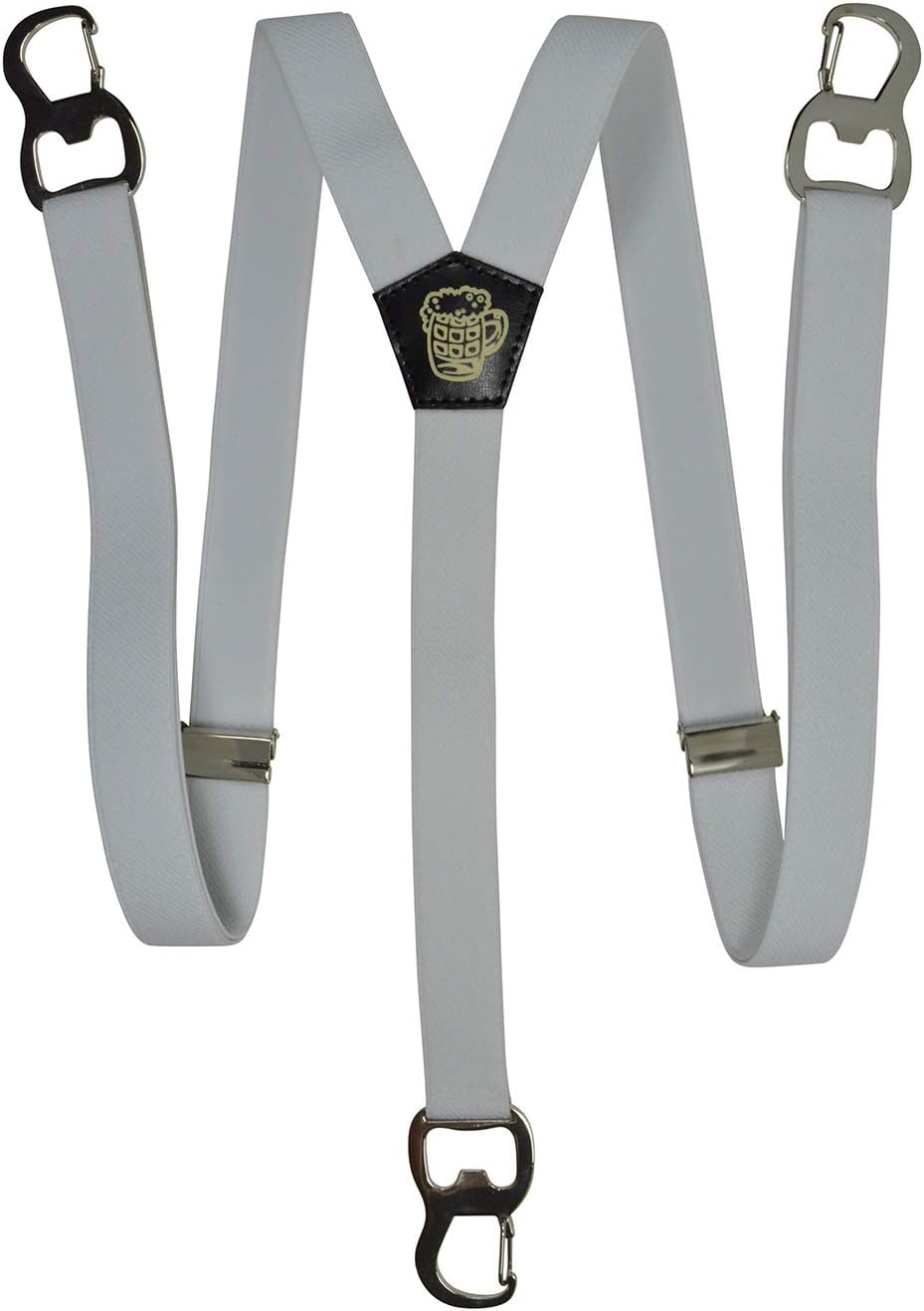 Bretelle Sottili Unisex Olata - Bretelle Elastiche A X Con Clip, Larghezza 2,5cm, Taglia Unica - Foto 4